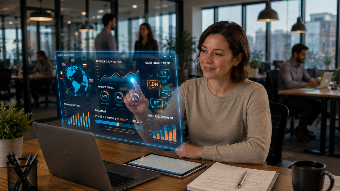 Dashboard AI per analisi aziendale